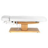 Sillon Relax · weiß / hellbraun · Seitenansicht