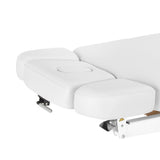 Sillon Relax · weiß / hellbraun · Kopfstütze und Gesichtsöffnung