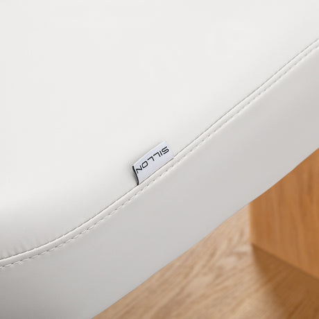 Sillon Relax · weiß / hellbraun · Sillon-Etikett und Naht