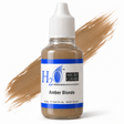 Li Pigments Micro Colors H2O Amber Blonde Practice Pigment 12ml — bottle with a liquid pigment colour swipe