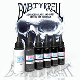 Intenze Ink Gen-Z Bob Tyrrell Fortgeschrittenes Schwarz & Grau Set 6x30ml