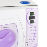 Autoclave medical Class B 12L by Beauty System with digital display and printer, showing sterilization chamber and control panel.