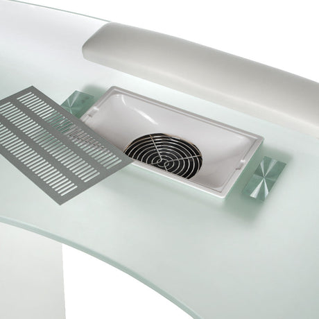 Manicure Table + incliner BD-3453+P WHITE - BVShop