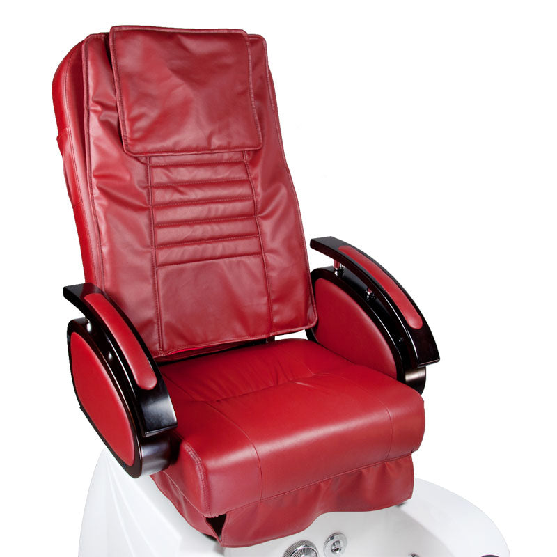 Fotel do pedicure z masażem BR-3820D Bordowy - BVShop
