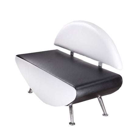 Sofa for waiting area Carini BD-6710 whiteu0142o-czarna - BVShop