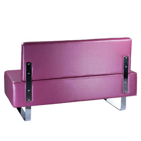 Sofa for waiting room Messina BD-6713 lilac - BVShop