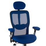Fotel ergonomiczny CorpoComfort BX-4147 Niebieski - BVShop