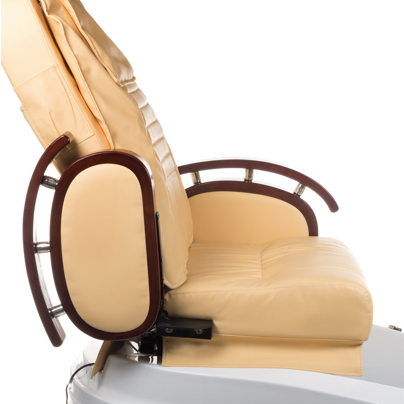 Fotel do pedicure z masażem BR-2307 Beżowy - BVShop