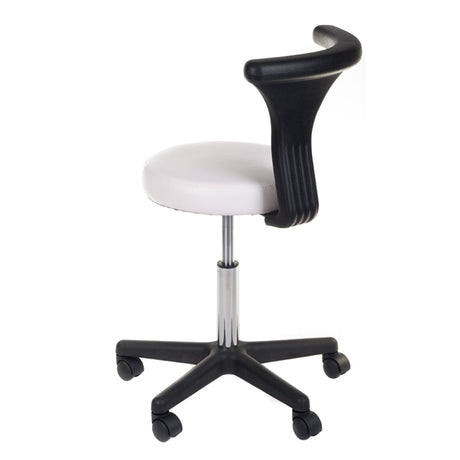 Medical Stool + Armrest NG-CH049 White - BVShop