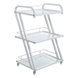 Beauty System Cosmetic Cabinet BD-6005 with mirrored doors and organized interior for makeup and skincare storage.