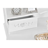 5-Toaletka biała MIRA lustro 4 szuflady + taboret-5