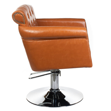 Hairdressing Chair ALBERTO BH-8038 light brown - BVShop