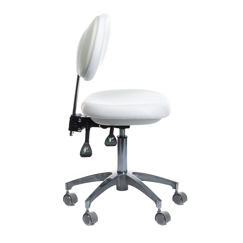 Taboret medyczny z oparciem BD-Y941 White - BVShop