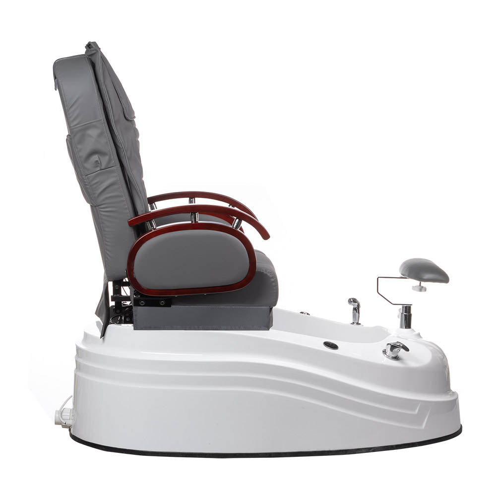 Fotel do pedicure z masażem BR-2307 Szary - BVShop