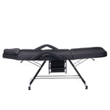 Fotel kosmetyczny z kuwetami BW-262A czarny - BVShop