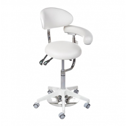 Medical stool with backrest BD-Y914 White - BVShop