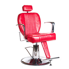 Fotel barberski OLAF BH-3273 Czerwony - BVShop