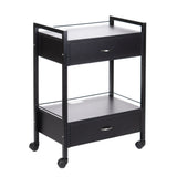 Black Beauty System Cosmetic Cabinet BY-7017 with multiple storage compartments and sleek design for organized beauty products.