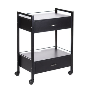 Black Beauty System Cosmetic Cabinet BY-7017 with multiple storage compartments and sleek design for organized beauty products.