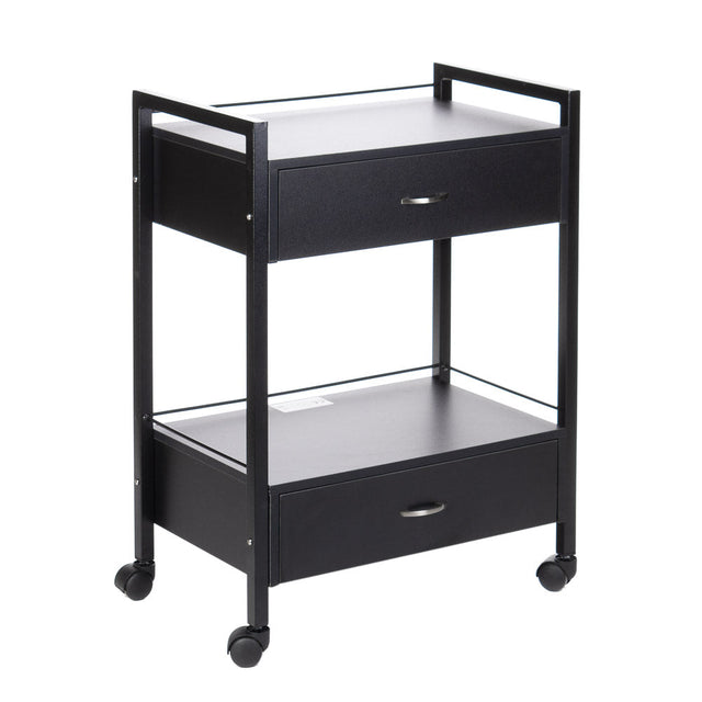 Black Beauty System Cosmetic Cabinet BY-7017 with multiple storage compartments and sleek design for organized beauty products.