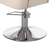 Fotel fryzjerski ALBERTO BH-8038 kremowy - BVShop