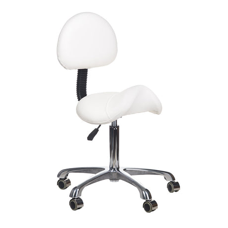 1-Taboret kosmetyczny BY-8373 biały-1