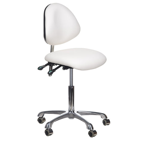 Taboret kosmetyczny BY-8377 white - BVShop