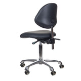 Taboret kosmetyczny BY-8377 czarny - BVShop