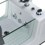 Fotel do pedicure z masażem BR-2310 Szary - BVShop