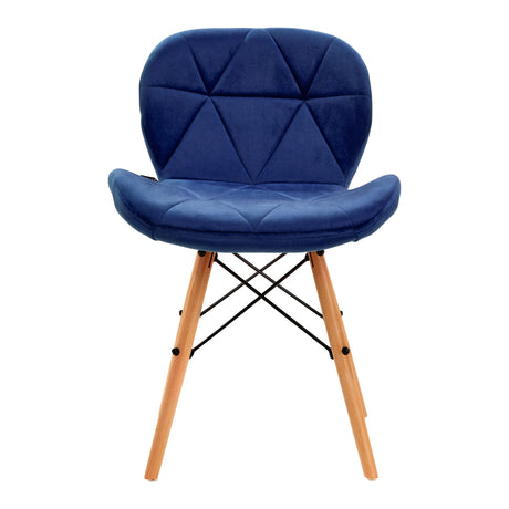 4Rico Cosmetic chair QS-186 navy velvet - BVShop