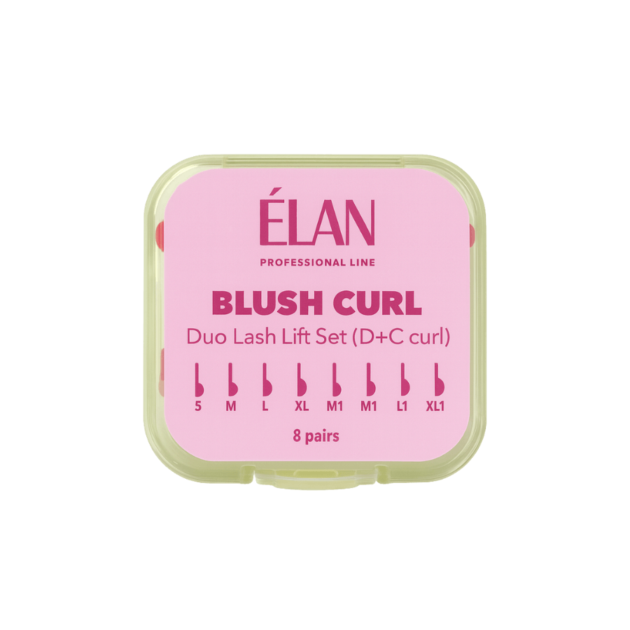 ÉLAN Lash Lift Silicone Pad Set BLUSH CURL D/C (8 Pairs) — 1