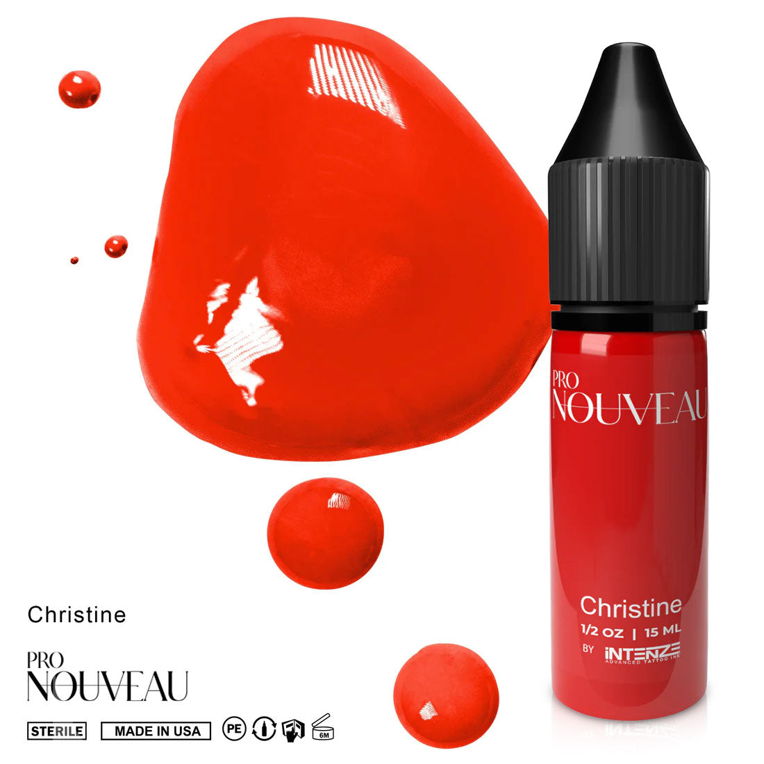 Pro Nouveau Lippenpigmente von Intenze Christine 15ml