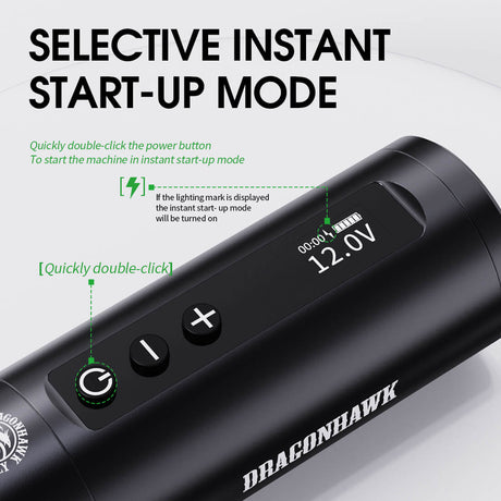 Dragonhawk Mast X10 Wireless Tattoo Pen