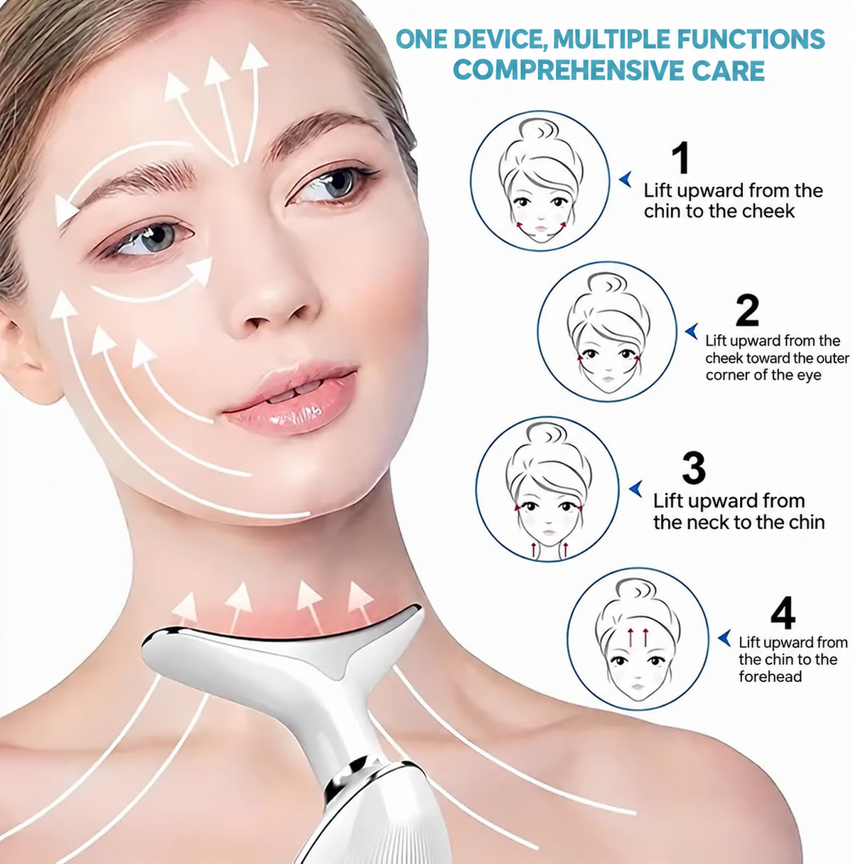 Eshomey 7 Color LED face massager beauty device