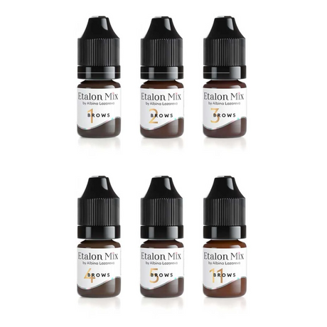 Etalon Mix Hybrid Line Eyebrow Mini Set 6x5ml - BVShop