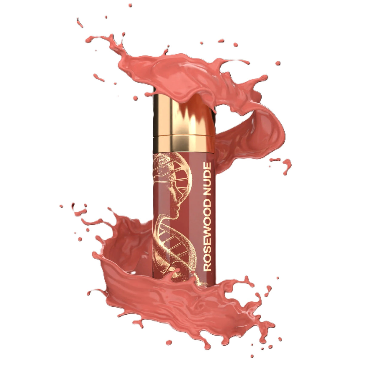 BROW DADDY × DNA Pigments Gold Kollektion Lippen Rosewood Nude