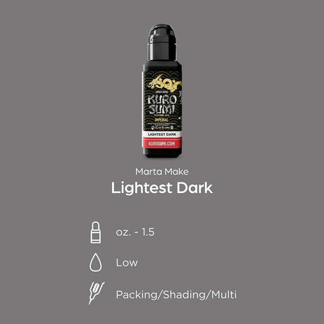 Kuro Sumi Imperial Tattoo Ink Hellstes Dunkel 44ml