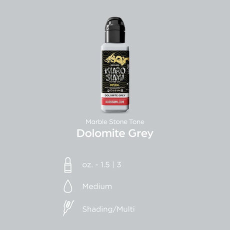 Kuro Sumi Imperial Tattoo Ink Dolomite Grau 44ml