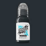 Weltberühmte Limitless Tattoo-Tinte Warm Black 1, 30 ml