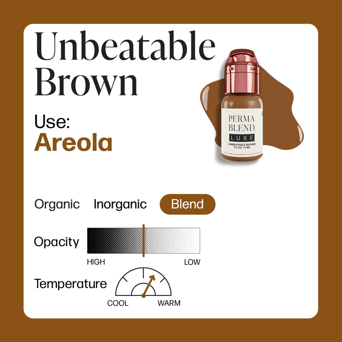 Perma Blend LUXE Unaufhaltsam Areola Unschlagbar Braun 15ml