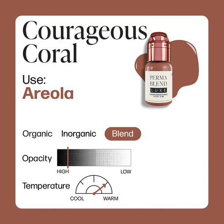 Perma Blend LUXE Unstoppable Areola Mutiges Korallenrot 15ml