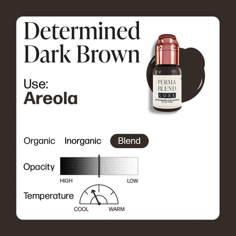 Perma Blend LUXE Unaufhaltsam Areola Entschlossen Dunkelbraun 15ml