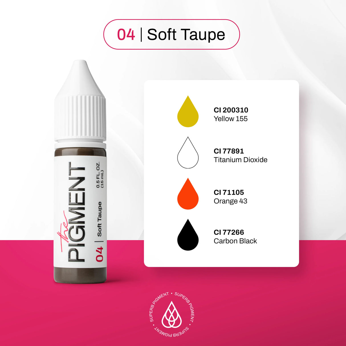 The Pigment 04 Soft Taupe Pigment 15 ml
