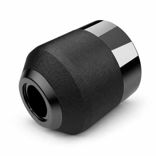 ACUS M1 Grip Einweg-Tattoogriff Schwarz 33mm — einzelner Griff auf weißem Hintergrund