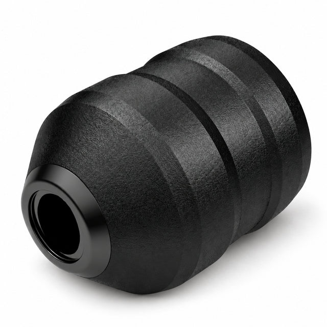 ACUS M1 Grip Plus Einweg-Tattoogriff Schwarz 40mm — einzelner Griff auf weißem Hintergrund