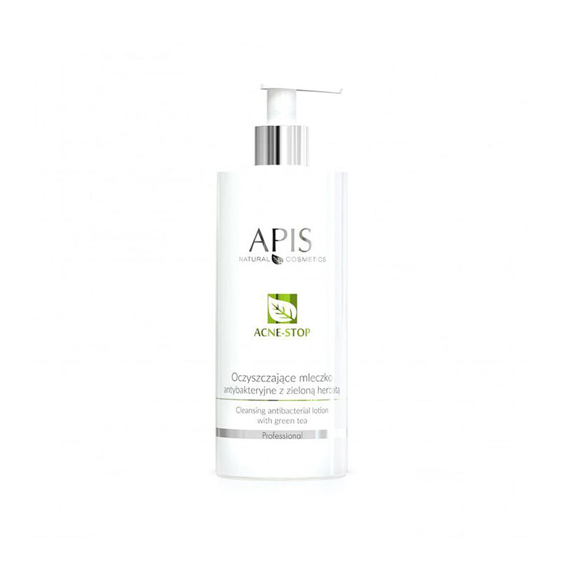Apis acne-stop antibacterial cleansing milk. with green tea 500ml - BVShop