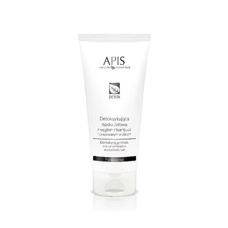 Apis detoxifying gel mask with bamboo charcoal and ionized silver 200ml - BVShop