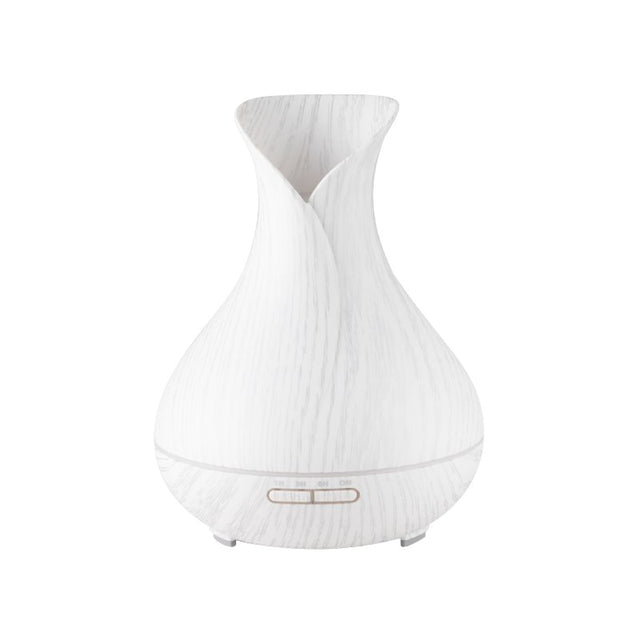 Aroma diffuser air humidifier spa 15 white wood 550 ml + timer - BVShop