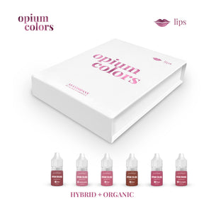 AS COMPANY Lip Set Opium Corols Hybrid/Organic 6pcs/6ml - BVShop