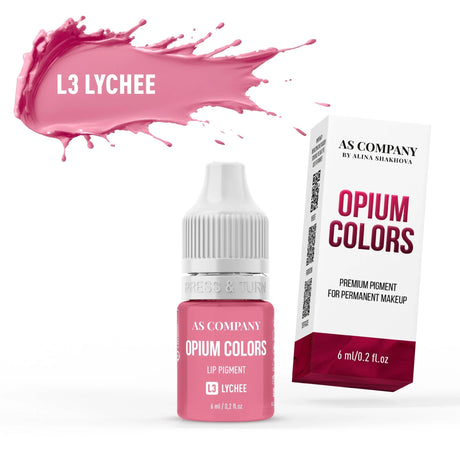 AS COMPANY Lip Set Opium Corols Hybrid/Organic 6pcs/6ml - BVShop